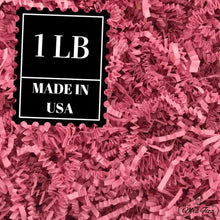 Load image into Gallery viewer, rose pink shredded paper