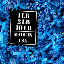 Load image into Gallery viewer, blue crinkle paper