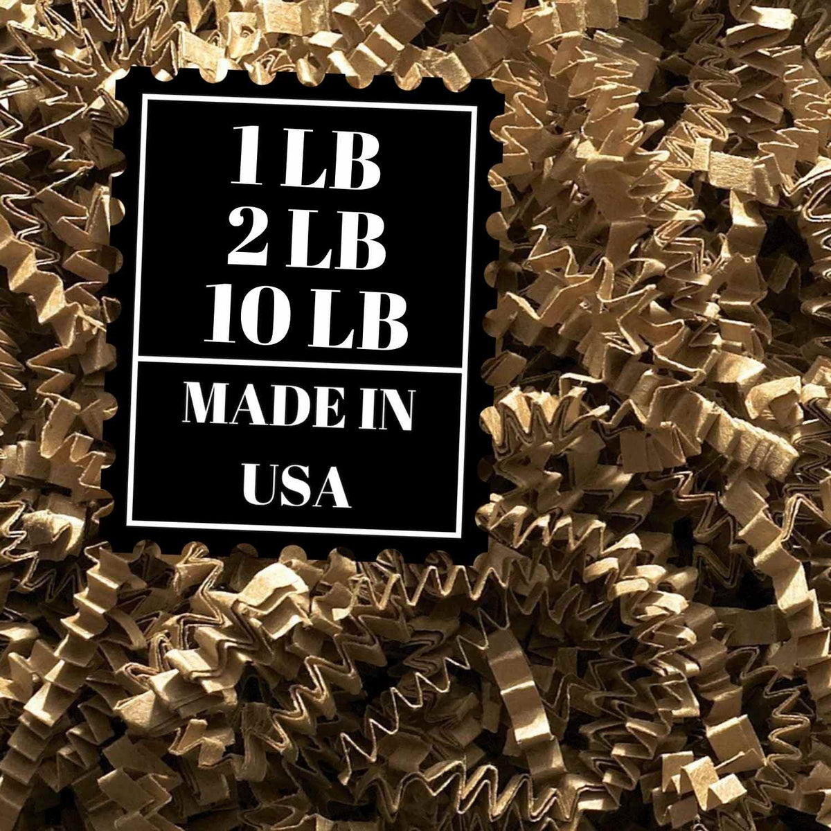 Kraft Brown Crinkle Cut Shredded Paper in all Sizes Mrs Fizz