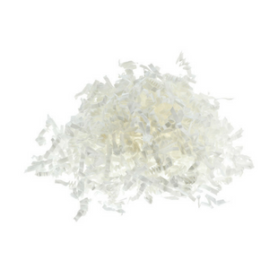Festival, Crinkle Cut Shredded Paper, White, 4 ounces, Mardel